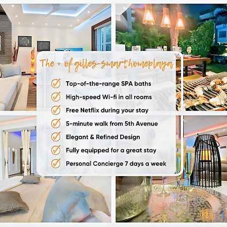 Luxury Duplex -4 Pers- 2Mn Beach&5Th Av, Pool, Gym Playa del Carmen Bagian luar foto