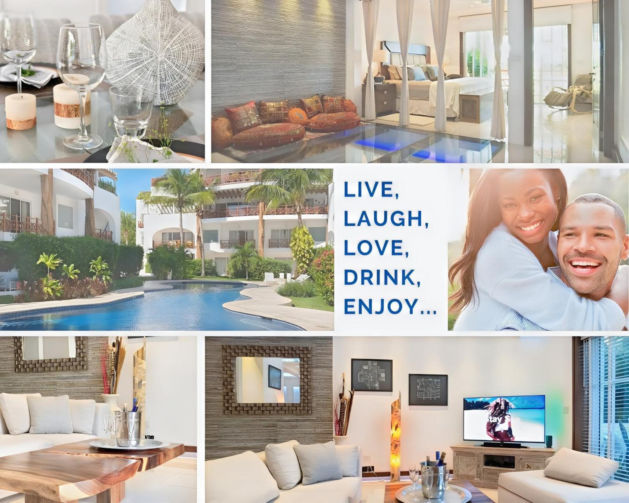 Luxury Duplex -4 Pers- 2Mn Beach&5Th Av, Pool, Gym Playa del Carmen Bagian luar foto