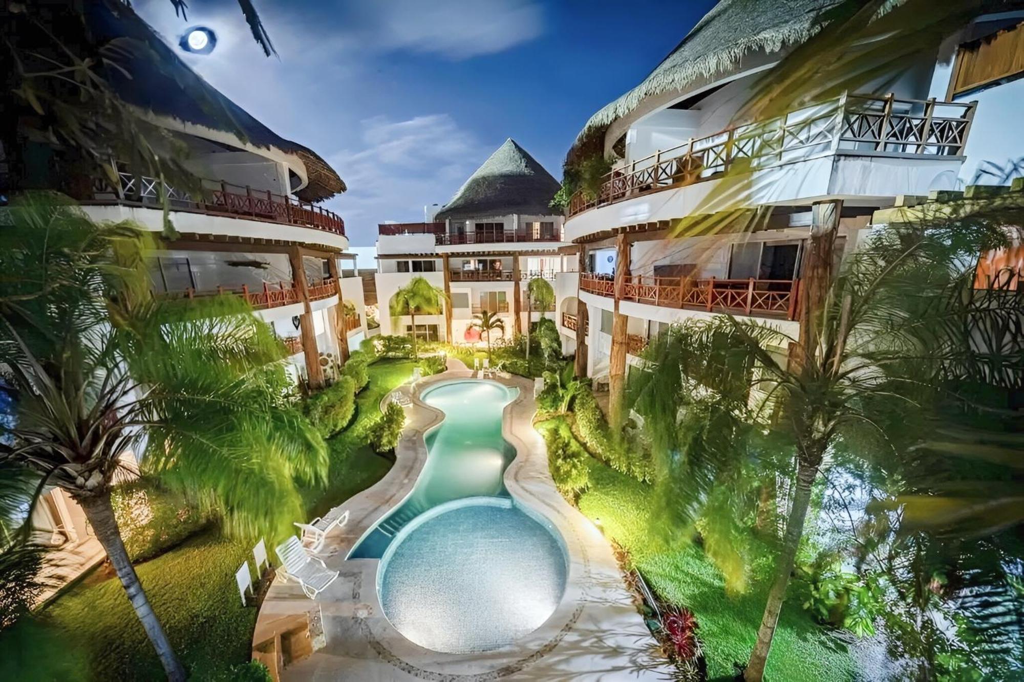 Luxury Duplex -4 Pers- 2Mn Beach&5Th Av, Pool, Gym Playa del Carmen Bagian luar foto