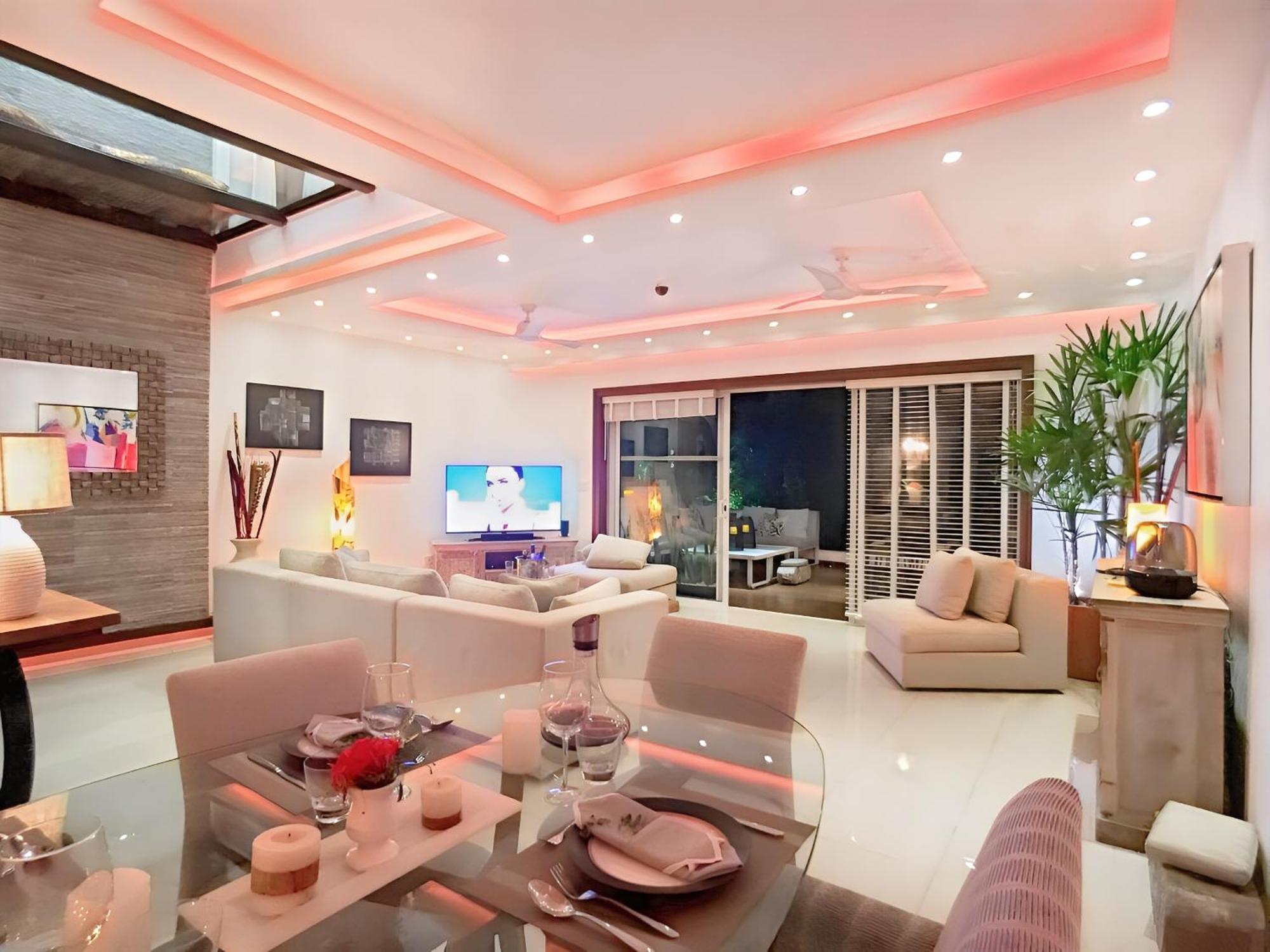 Luxury Duplex -4 Pers- 2Mn Beach&5Th Av, Pool, Gym Playa del Carmen Bagian luar foto