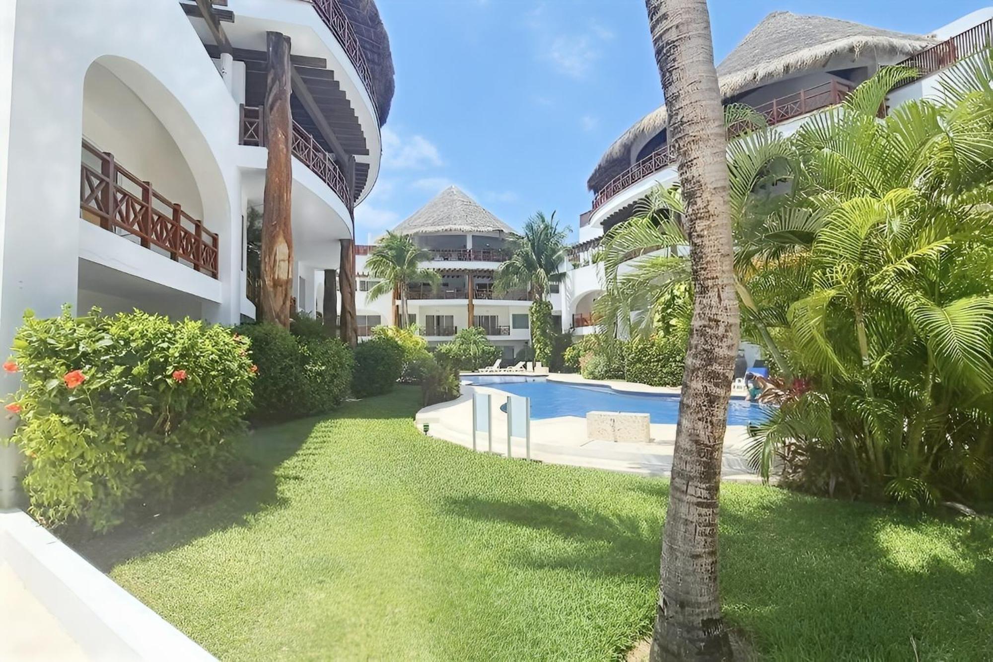 Luxury Duplex -4 Pers- 2Mn Beach&5Th Av, Pool, Gym Playa del Carmen Bagian luar foto