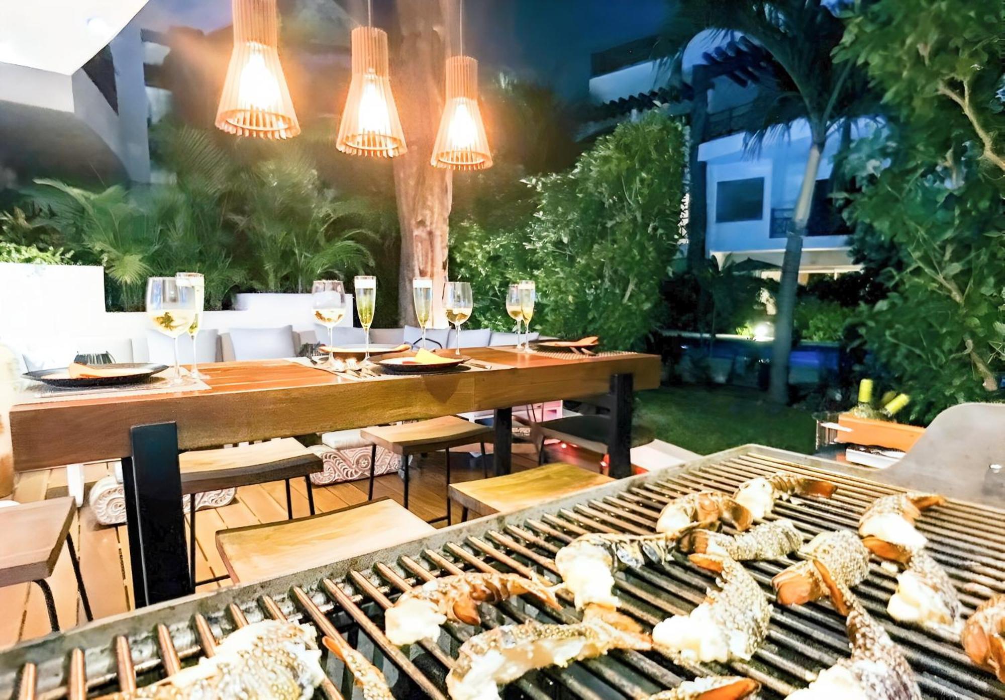 Luxury Duplex -4 Pers- 2Mn Beach&5Th Av, Pool, Gym Playa del Carmen Bagian luar foto